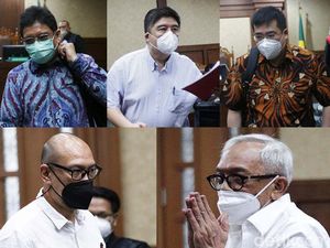 Dituntut 7-12 Tahun, 5 Terdakwa Kasus Minyak Goreng Divonis 1-3 Tahun Bui Dituntut 7-12 Tahun, 5 Terdakwa Kasus Minyak Goreng Divonis 1-3 Tahun Bui