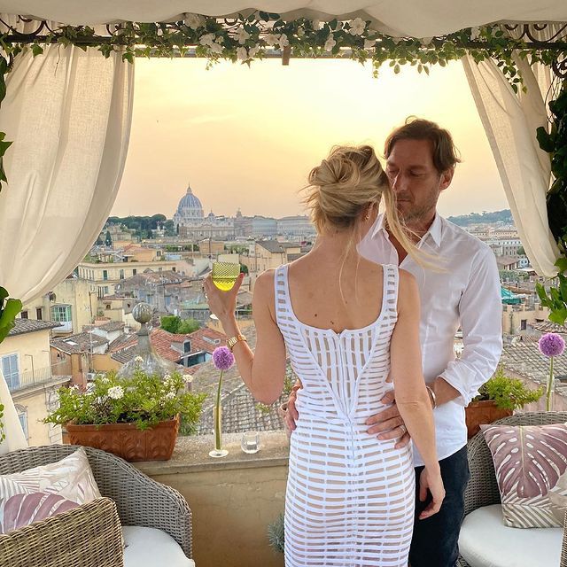 Francesco Totti dan Ilary Blasi
