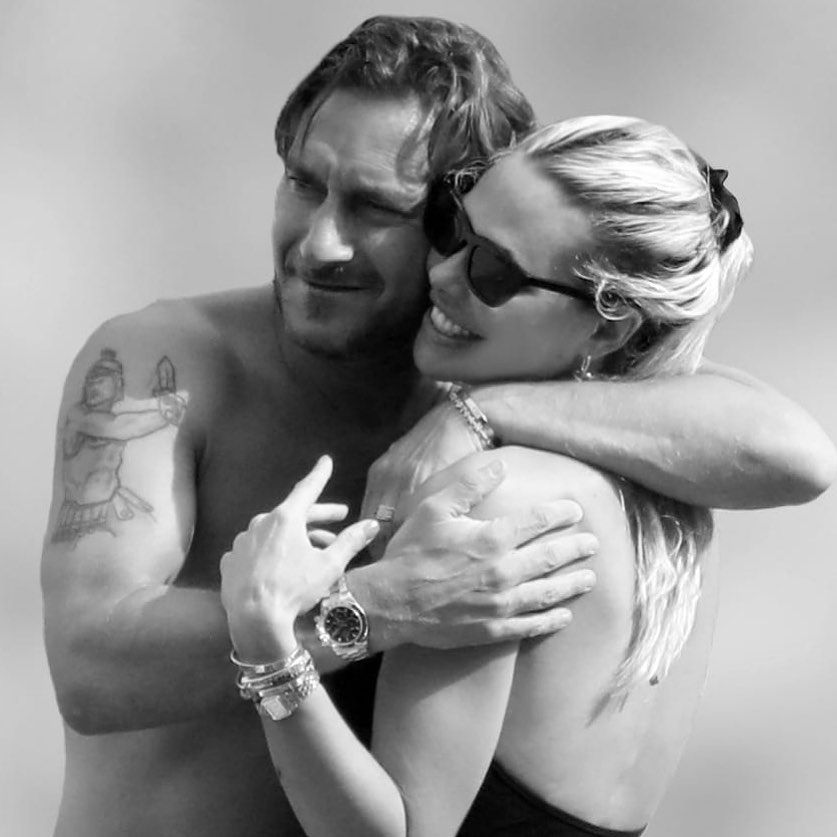 Francesco Totti dan Ilary Blasi