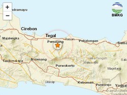 Gempa Darat M 2,7 Guncang Pemalang