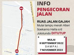 Ada Perbaikan, Jalan Gajah Raya Semarang Ditutup Sampai 7 November Ada Perbaikan, Jalan Gajah Raya Semarang Ditutup Sampai 7 November