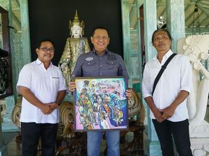 Bamsoet Dukung Pameran Seni Lukis VArtCine Kelompok Seniman Bali