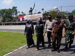 Pasukan Gabungan Mulai Dikerahkan Jaga Pilkades Serentak di Mojokerto