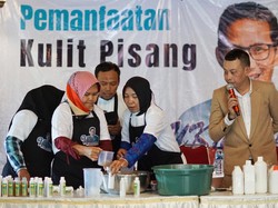 Relawan Sandi Latih UMKM Tulungagung Sulap Kulit Pisang Jadi Kosmetik