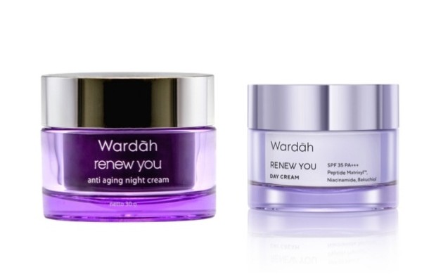 Renew You adalah rangkaian produk skincare anti-aging dari Wardah.
