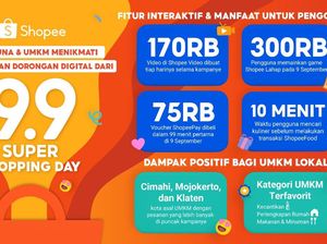 Shopee 9.9 Super Shopping Day Beri Cuan buat UMKM & Untungkan Pengguna