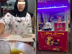 Wanita Muslim Jualan Bakso Babi Ini Tuai Pro Kontra Netizen Wanita Muslim Jualan Bakso Babi Ini Tuai Pro Kontra Netizen