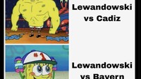 Lewandowski dianggap perkasa lawan Cadiz, tapi tidak ada apa-apanya di hadapan Bayern. Foto: dok. Twitter