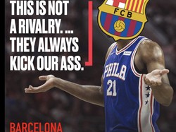 Bayern dianggap bagaikan kartu mati buat Barca. Foto: dok. Twitter