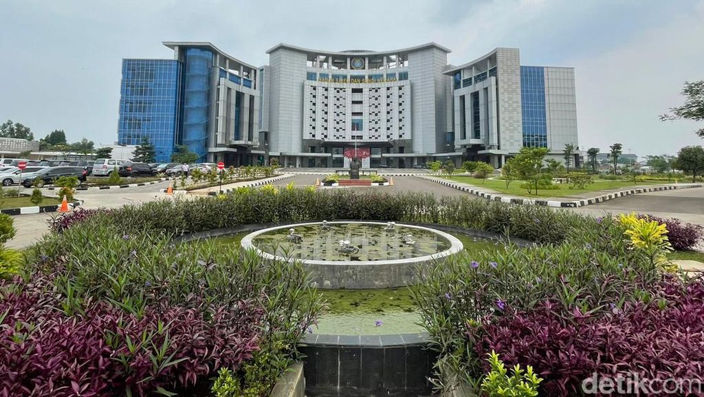 Megahnya Kantor BSSN di Sawangan, Ada Danaunya Megahnya Kantor BSSN di Sawangan, Ada Danaunya
