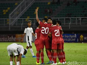 Brace Hokky Bawa Timnas Indonesia U-20 Ungguli Timor Leste