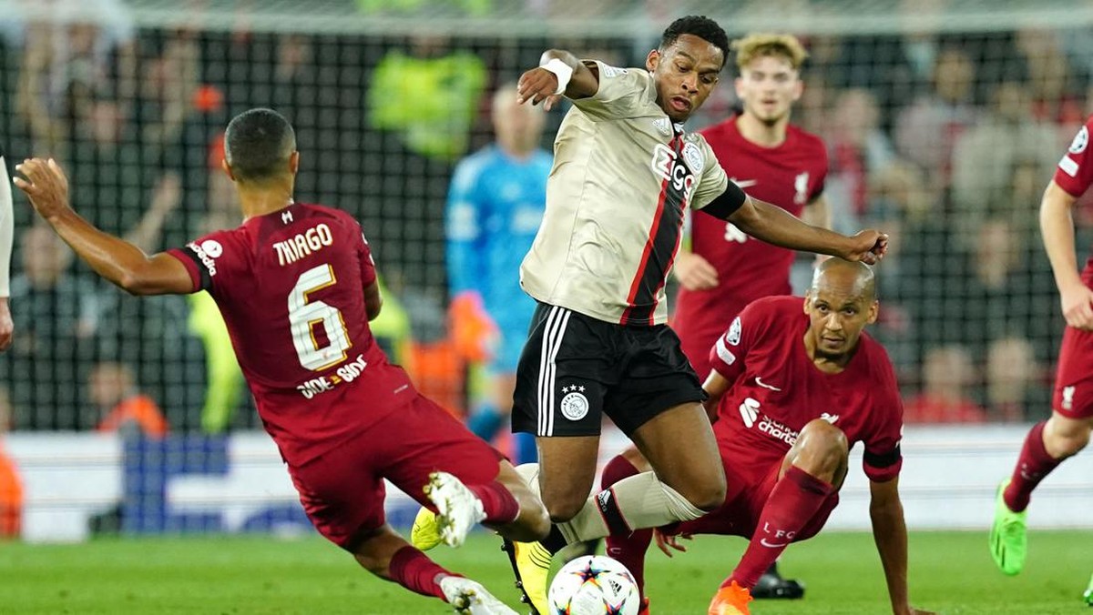 Liverpool vs Ajax Amsterdam di babak pertama. (Foto: PA Images via Getty Images/Martin Rickett - PA Images)