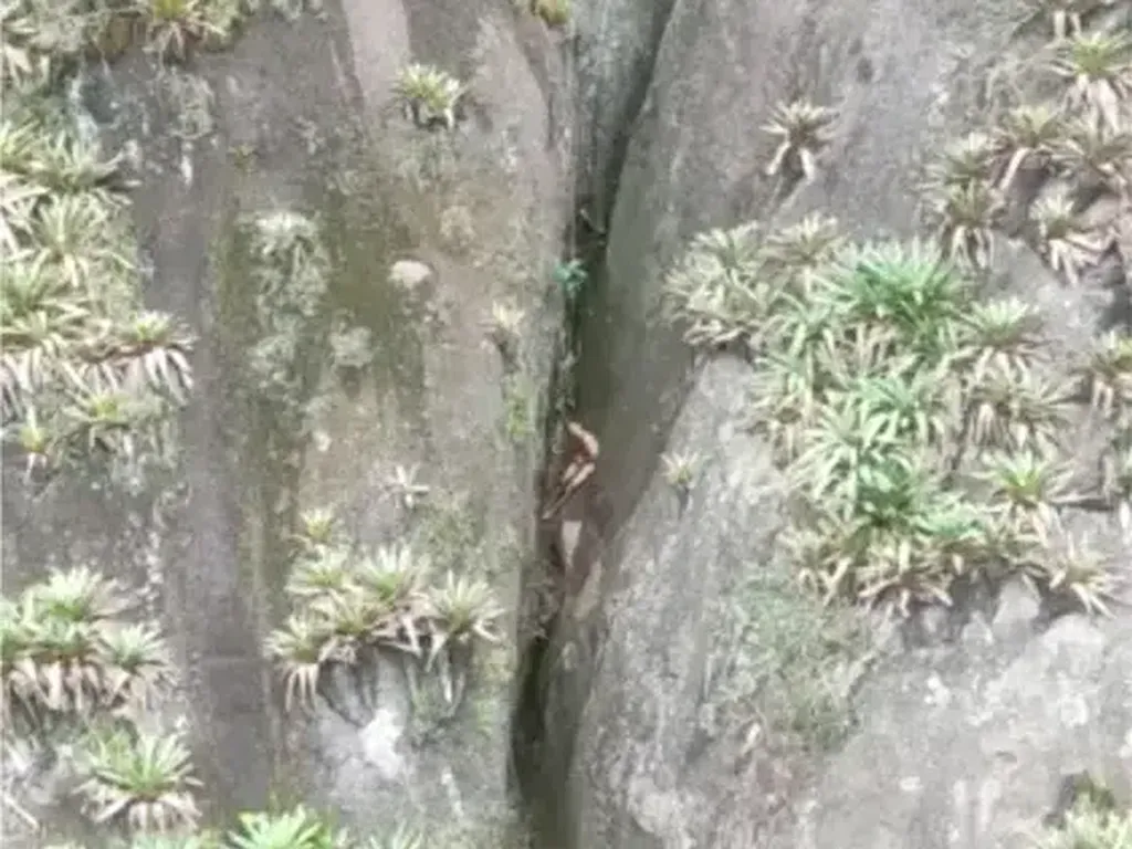 Kisah Pendaki Telanjang Bulat yang Terjebak di Celah Tebing Kisah Pendaki Telanjang Bulat yang Terjebak di Celah Tebing
