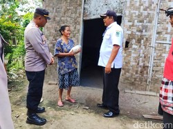 Warga Terdampak BBM di Pinggiran Alas Purwo Banyuwangi Dapat Sembako