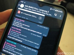 Warga Lampung Dihebohkan Pesan Berantai Akan Terjadi Tsunami