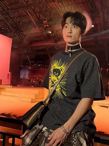 Yoon Chan Young di Coach Fashion Show New York Fashion Week