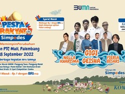 Pesta Rakyat Simpedes 2022 Ke-6 di Palembang Siap Digelar