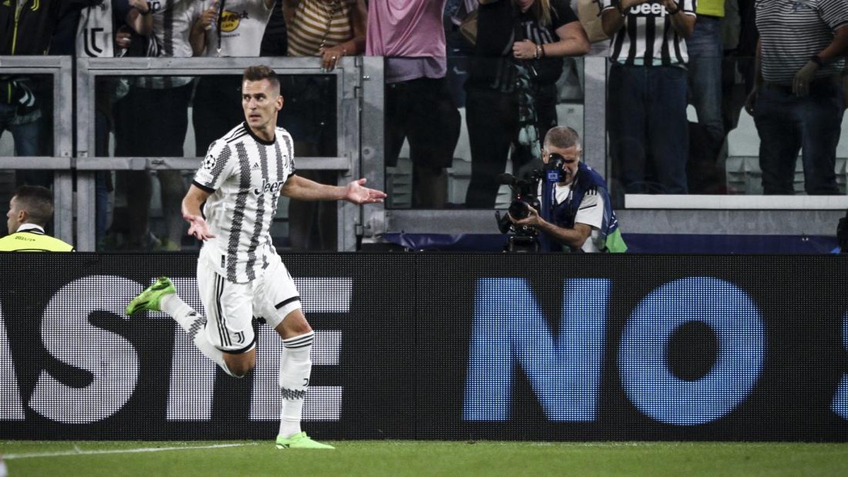Perayaan gol Arkadiusz Milik ke gawang Benfica. (Foto: NurPhoto via Getty Images/NurPhoto)