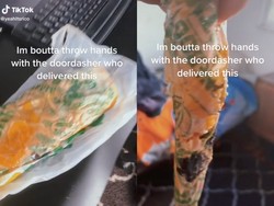 Dapat Sandwich Super Lembek, Pria Ini Protes Salahkan Sopir Ojol