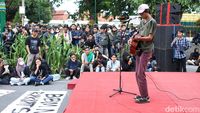Potret Aksi Damai-Panggung Rakyat Demo BBM di Malioboro Jogja
