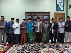 Sowan ke Kiai, Mardiono Janji Bawa PPP Raih Hasil Maksimal di Pemilu 2024