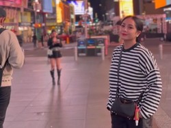 Nagita Slavina Girang Pertama Kali ke Times Square, Raffi Ahmad: Norak!