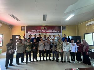 Tim Div Humas Polri Temui Tokoh Pesantren NU Maros Bahas Kontra Radikalisme