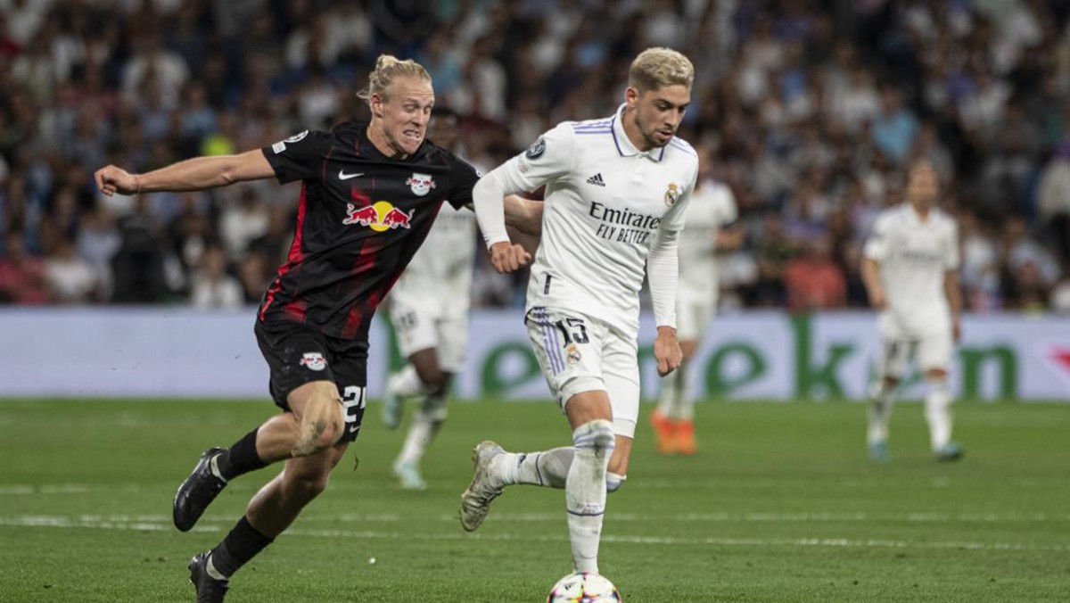 Real Madrid bekerja keras taklukkan RB Leipzig. (Foto: Getty Images/Eurasia Sport Images)