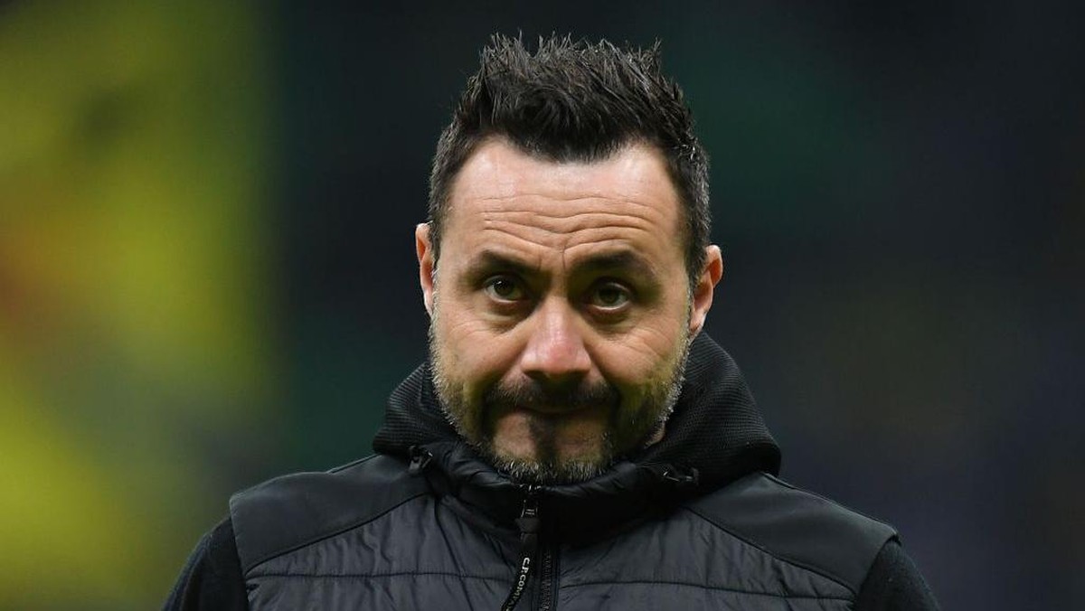Roberto De Zerbi dianggap cocok gantikan Juergen Klopp. (Foto: Getty Images/Alessandro Sabattini)