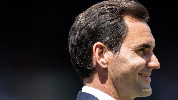 Roger Federer umumkan pensiun. (Foto: Getty Images/Simon M Bruty) Roger Federer umumkan pensiun. (Foto: Getty Images/Simon M Bruty)