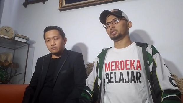 Suami Roro Fitria saat ditemui di kawasan Jakarta Selatan.