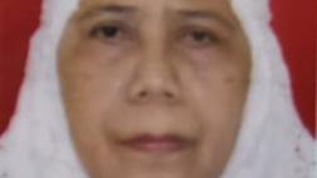 Sosok Ustazah Tasliman yang meningga saat pengajian di Masjid Tebet, Jaksel, Kamis (15/9/2022).