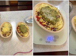 Wanita Ini Buktikan Porsi Makanan yang Dipesan Online Lebih Sedikit