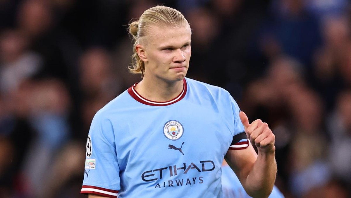 Erling Haaland tak menempatkan MU dalam daftar tim yang ingin dibela. (Foto: Getty Images/Robbie Jay Barratt - AMA)