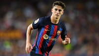 Teranyar, gelandang muda Gavi diperpanjang kontraknya oleh Barcelona sampai tahun 2026. Pemain berusia 18 tahun juga dipagari klausul buy out yang artinya siapa mau beli sebelum kontraknya habis, siapkan uang 1 miliar Euro atau setara Rp 14 triliun! (Getty Images)