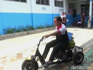 BBM Naik, Siswa SMK di Jember Bikin Motor Berbahan Bakar Gas Elpiji