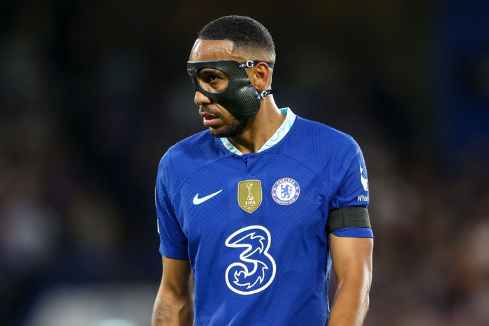 LONDON, ENGLAND - SEPTEMBER 14: Pierre-Emerick Aubameyang of Chelsea reacts during the UEFA Champions League group E match between Chelsea FC and FC Salzburg at Stamford Bridge on September 14, 2022 in London, England. (Photo by Robin Jones/Getty Images)