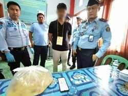 Pria Selundupkan Sabu ke Lapas Samarinda Lewat Bungkusan Sayur Ditangkap