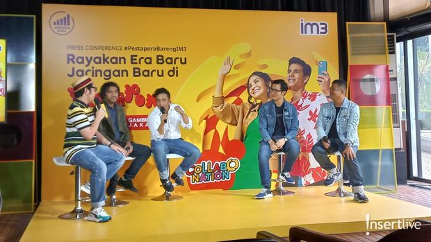 konferensi pers kolaborasi IM3 dan Pestapora