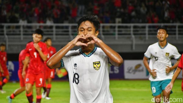 Foto: Ganasnya Indonesia, Kini Bungkam Hong Kong Lima Gol
