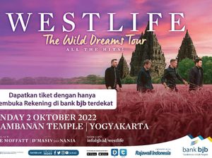 Mau Tiket Konser Westlife The Wild Dreams Tour dari bjb? Ini Caranya Mau Tiket Konser Westlife The Wild Dreams Tour dari bjb? Ini Caranya