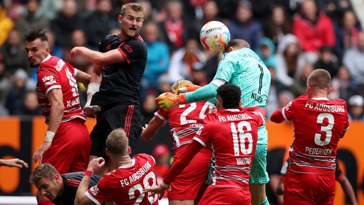 Bayern Munich tumbang di markas Augsburg (Foto: Getty Images/Alexander Hassenstein)