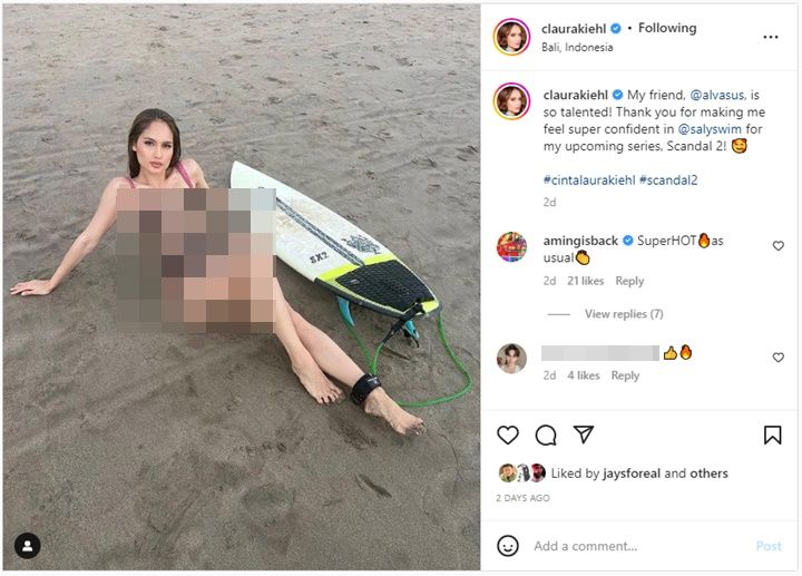 Unggahan Cinta Laura