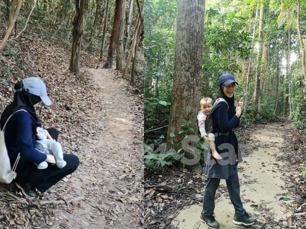 Heboh Wanita Trekking ke Hutan Bawa Bayinya Sejak Usia 4 Bulan