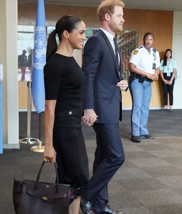 Harry dan Meghan Markle/Foto: Instagram.com/ms.meghanmarkle_forever Alasan Harry-Meghan bergandengan tangan saat pemakaman Ratu