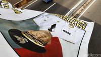 JPO Jalan Basuki Rahmat Dipenuhi Spanduk Ucapan Terima Kasih Anies