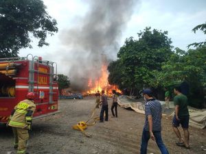 Mes Karyawan di Jakbar Ludes Terbakar, Diduga Akibat Korsleting
