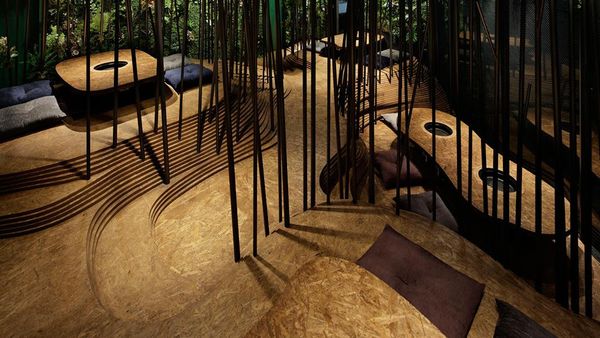 Keren! Di Dalam Restoran Ini Ada Hutan hingga Gua yang Luas