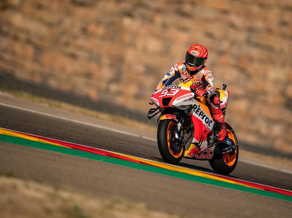 MotoGP Aragon 2022: Bahagianya Marc Marquez Kembali Kebut-kebutan