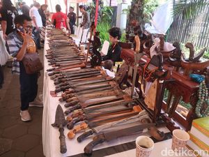 Cerita Pemilik Keris Nagasasra Majapahit yang Dipamerkan di Bantul Cerita Pemilik Keris Nagasasra Majapahit yang Dipamerkan di Bantul